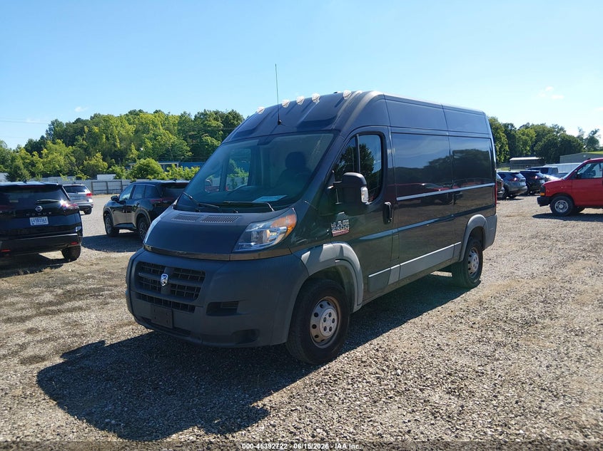 2018 Ram Promaster 2500 VIN 3C6TRVCG6JE151482 IAAI salvage auction — NORMAL WEAR, Sf97 (Tennessee), sold $16,450 on 2026-08-12 (photo 2)