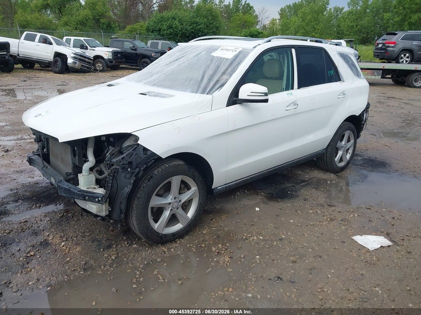 2017 Mercedes-benz Gle VIN 4JGDA5HB7HA882349 IAAI salvage auction — ALL OVER, Clear (Wisconsin), sold $4,350 on 2026-07-09 (photo 2)