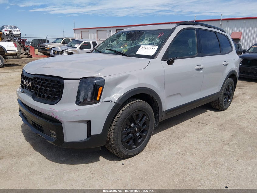 2024 Kia Telluride VIN 5XYP5DGC3RG505660 IAAI salvage auction — STORM DAMAGE, Salvage (Kansas), sold $7,000 on 2026-07-24 (photo 2)