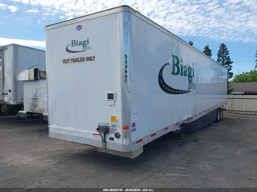 2022 Utility trailer mfg Unknown VIN 1UYVS2537N3724418 IAAI salvage auction — SIDE, Wait Title, sold $2,050 on 2026-09-29 (photo 2)