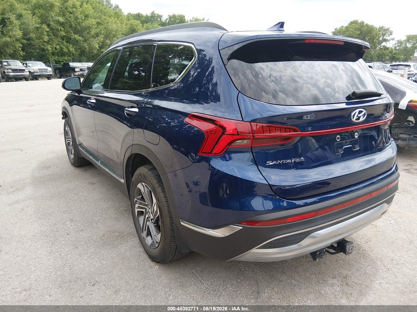 2022 Hyundai Santa fe VIN 5NMS34AJXNH391499 IAAI salvage auction — FRONT END, Salvage Title, sold $4,600 on 2026-07-26 (photo 3)
