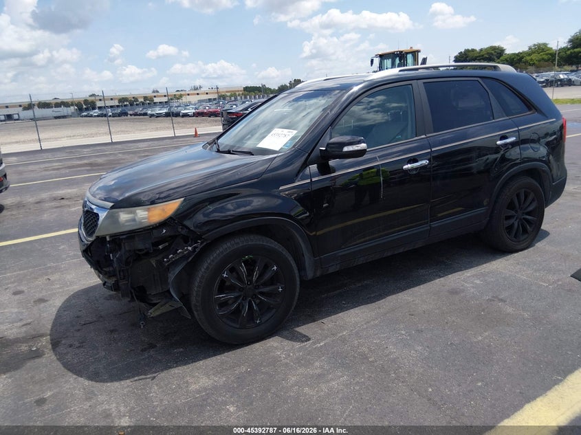 2011 Kia Sorento VIN 5XYKU3A16BG007456 IAAI salvage auction — LEFT FRONT, Rebuildable (Florida), sold $1,150 on 2026-07-16 (photo 2)