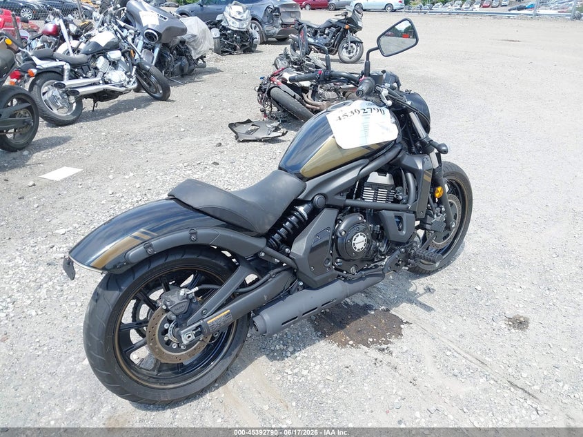 2020 Kawasaki En VIN JKAENEC1XLDA03135 IAAI salvage auction — LEFT SIDE, Salvage (Pennsylvania), sold $875 on 2026-07-14 (photo 4)