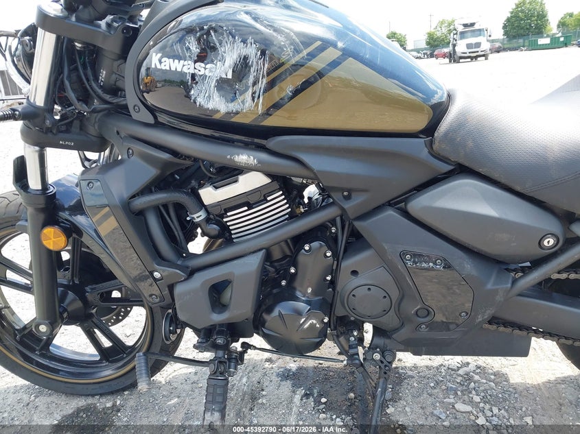 2020 Kawasaki En VIN JKAENEC1XLDA03135 IAAI salvage auction — LEFT SIDE, Salvage (Pennsylvania), sold $875 on 2026-07-14 (photo 9)