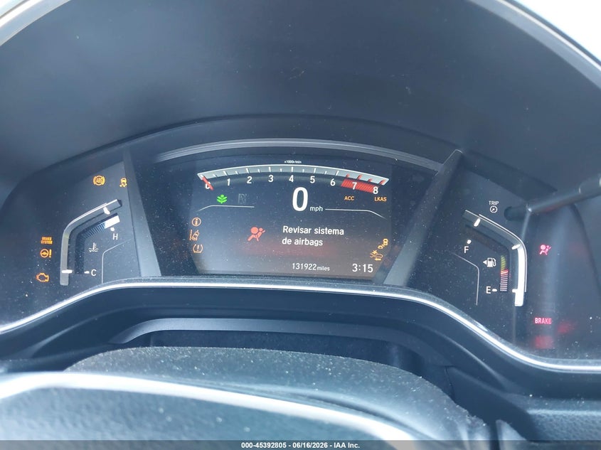 2018 Honda Cr-v VIN 7FARW1H93JE002847 IAAI salvage auction — FRONT END, Salvage Title, sold $5,500 on 2026-07-28 (photo 7)