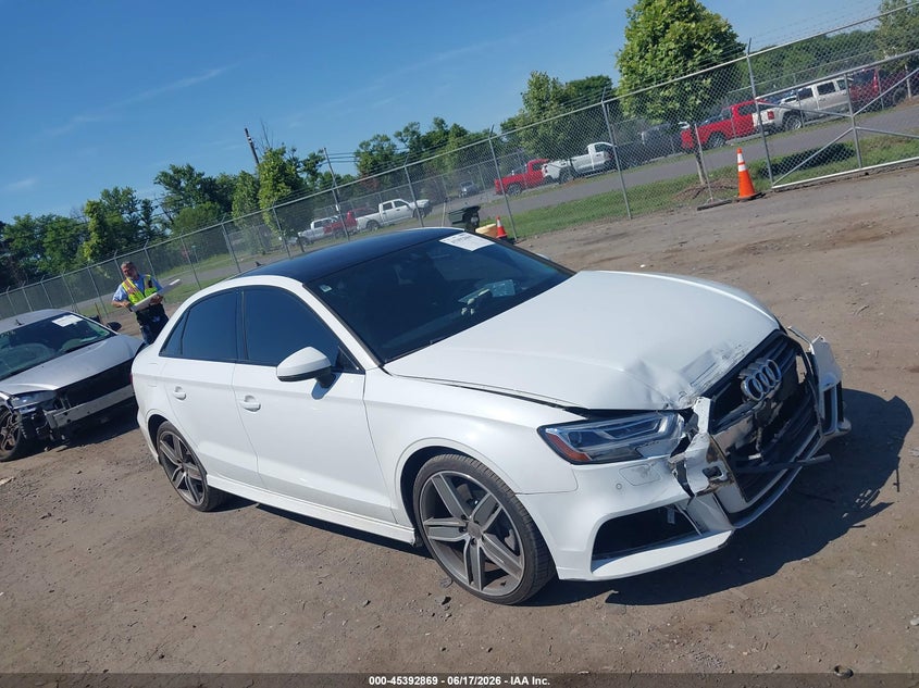 2020 Audi A3 VIN WAUJEGFF7LA074473 IAAI salvage auction — FRONT END, Salvage (Virginia), sold $7,575 on 2026-07-14 (photo 1)