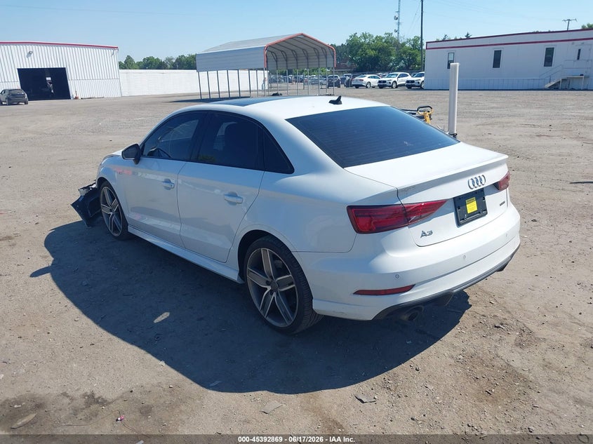 2020 Audi A3 VIN WAUJEGFF7LA074473 IAAI salvage auction — FRONT END, Salvage (Virginia), sold $7,575 on 2026-07-14 (photo 3)