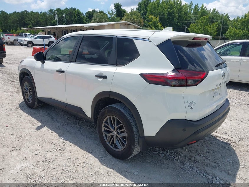 2021 Nissan Rogue VIN JN8AT3AA4MW001891 IAAI salvage auction — SIDE, Salvage Title, sold $5,600 on 2026-07-31 (photo 3)