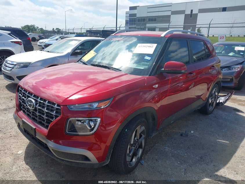 2023 Hyundai Venue VIN KMHRC8A38PU270811 IAAI salvage auction — REAR END, Salvage Title, sold $3,800 on 2026-07-30 (photo 2)