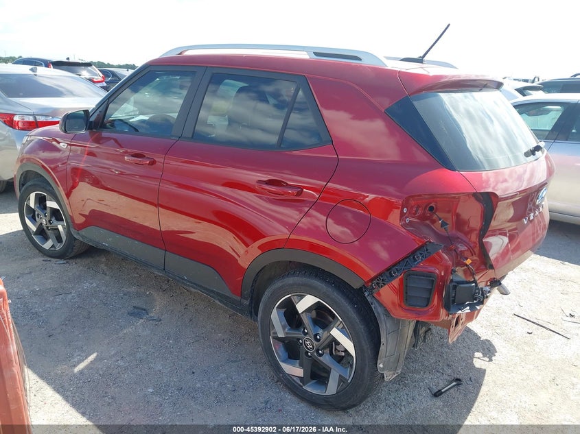 2023 Hyundai Venue VIN KMHRC8A38PU270811 IAAI salvage auction — REAR END, Salvage Title, sold $3,800 on 2026-07-30 (photo 3)