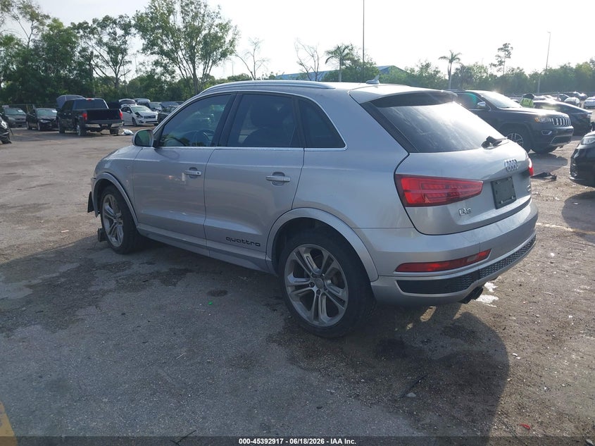 2016 Audi Q3 VIN WA1GFCFS2GR006650 IAAI salvage auction — FRONT END, Rebuildable (Florida), sold $1,450 on 2026-07-29 (photo 3)