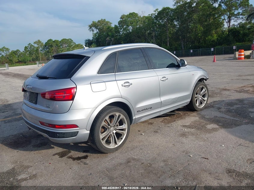 2016 Audi Q3 VIN WA1GFCFS2GR006650 IAAI salvage auction — FRONT END, Rebuildable (Florida), sold $1,450 on 2026-07-29 (photo 4)