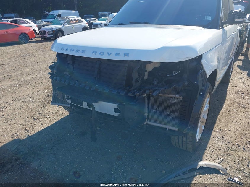 2016 Land rover RANGE ROVER VIN SALGS2PF8GA313650 IAAI salvage auction — FRONT END, Mv-907A (New York), sold $7,375 on 2026-07-07 (photo 6)