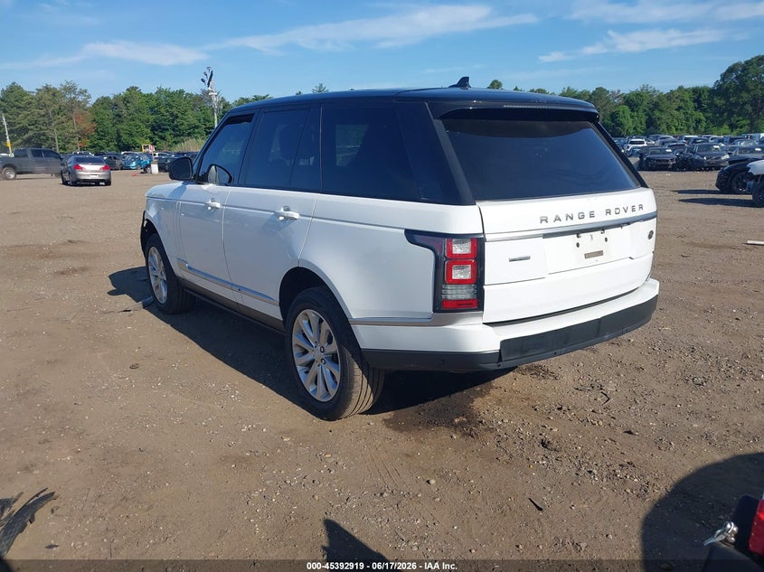 2016 Land rover RANGE ROVER VIN SALGS2PF8GA313650 IAAI salvage auction — FRONT END, Mv-907A (New York), sold $7,375 on 2026-07-07 (photo 3)