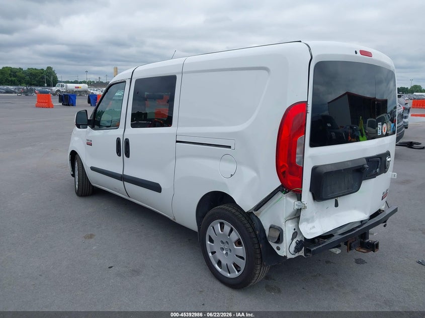 2017 Ram Promaster city VIN ZFBERFBB4H6D58472 IAAI salvage auction — REAR END, Salvage (Illinois), sold $1,950 on 2026-08-11 (photo 3)