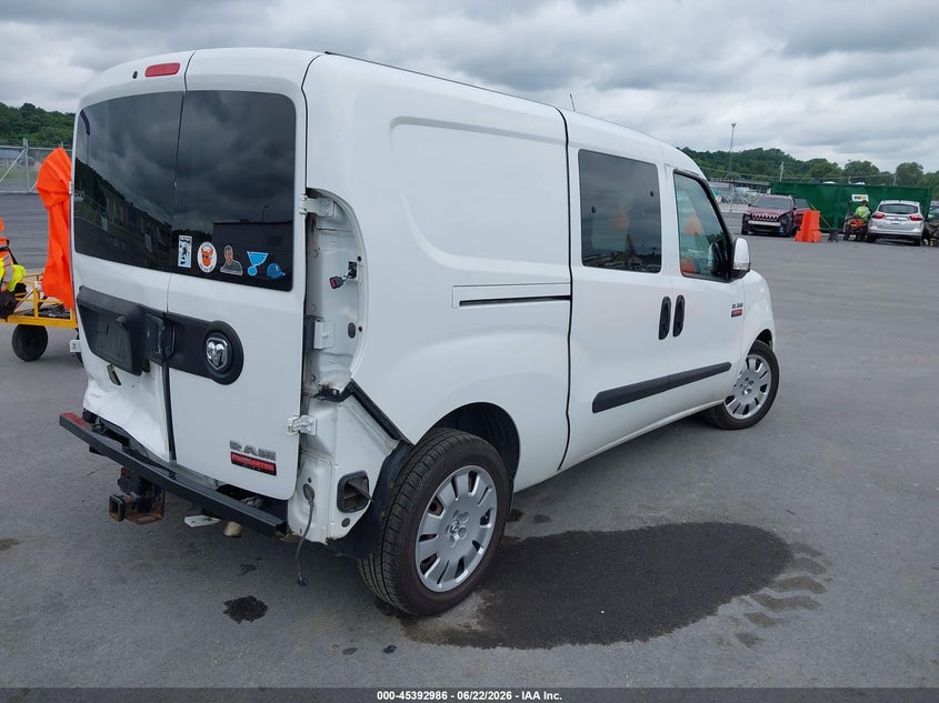 2017 Ram Promaster city VIN ZFBERFBB4H6D58472 IAAI salvage auction — REAR END, Salvage (Illinois), sold $1,950 on 2026-08-11 (photo 4)