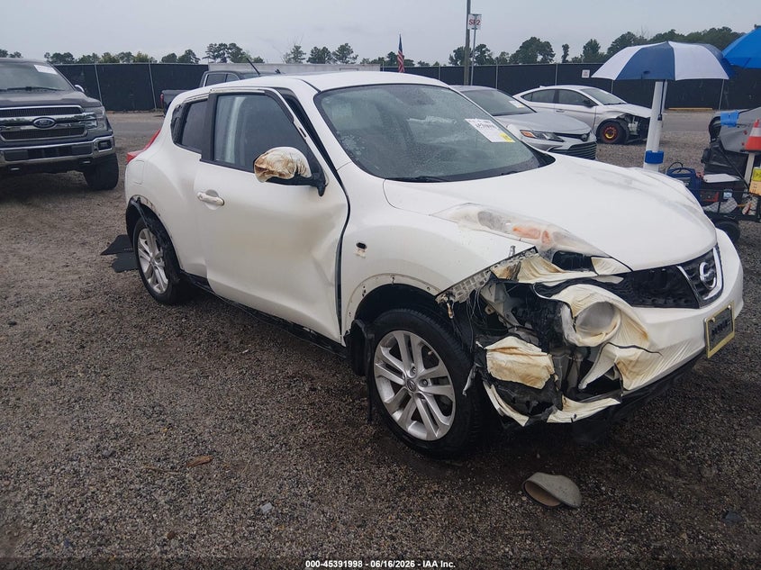 2013 Nissan Juke VIN JN8AF5MV5DT211144 IAAI salvage auction — EXTERIOR BURN, Salvage (South Carolina), sold $550 on 2026-07-29 (photo 1)
