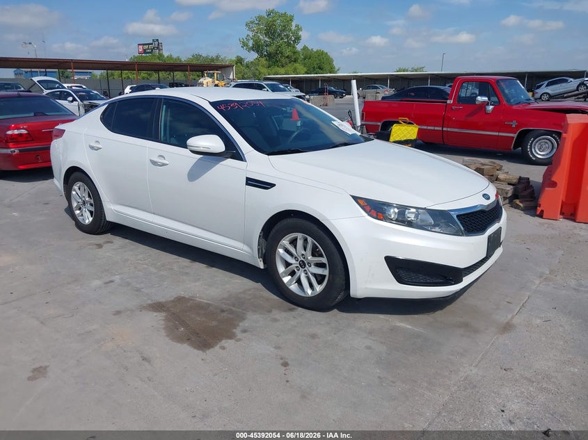 2011 Kia Optima VIN KNAGM4A75B5056993 IAAI salvage auction — FRONT END, Original (Texas), sold $2,150 on 2026-07-29 (photo 1)