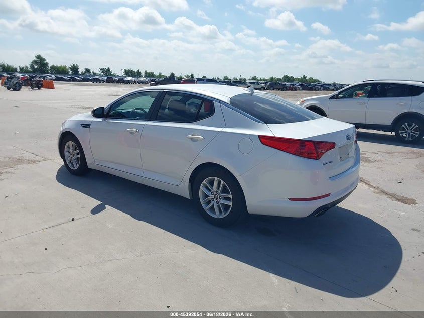 2011 Kia Optima VIN KNAGM4A75B5056993 IAAI salvage auction — FRONT END, Original (Texas), sold $2,150 on 2026-07-29 (photo 3)