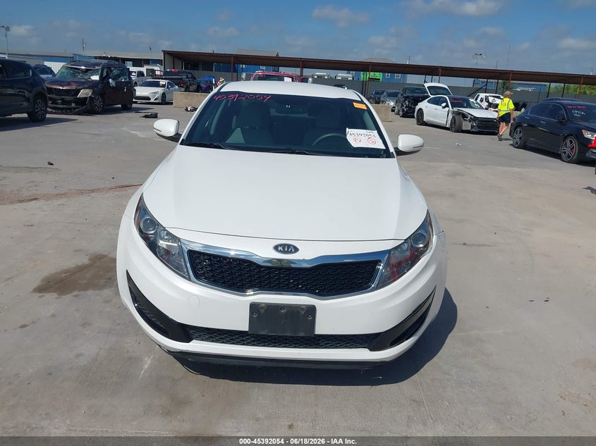 2011 Kia Optima VIN KNAGM4A75B5056993 IAAI salvage auction — FRONT END, Original (Texas), sold $2,150 on 2026-07-29 (photo 6)