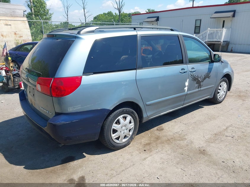 2006 Toyota Sienna VIN 5TDZA23C76S547701 IAAI salvage auction — NORMAL WEAR, Clear (Maryland), sold $25 on 2026-07-28 (photo 4)