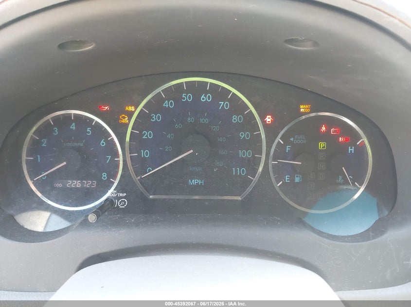 2006 Toyota Sienna VIN 5TDZA23C76S547701 IAAI salvage auction — NORMAL WEAR, Clear (Maryland), sold $25 on 2026-07-28 (photo 7)