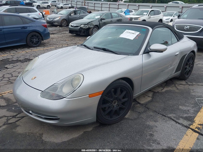 2000 Porsche 911 VIN WP0CA2997YS650208 IAAI salvage auction — LEFT SIDE, Salvage (Georgia), sold $8,750 on 2026-08-26 (photo 2)