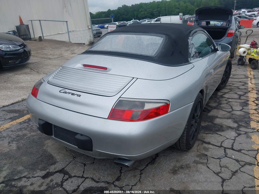 2000 Porsche 911 VIN WP0CA2997YS650208 IAAI salvage auction — LEFT SIDE, Salvage (Georgia), sold $8,750 on 2026-08-26 (photo 4)