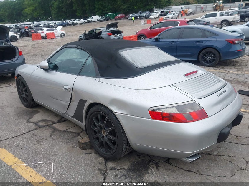 2000 Porsche 911 VIN WP0CA2997YS650208 IAAI salvage auction — LEFT SIDE, Salvage (Georgia), sold $8,750 on 2026-08-26 (photo 6)