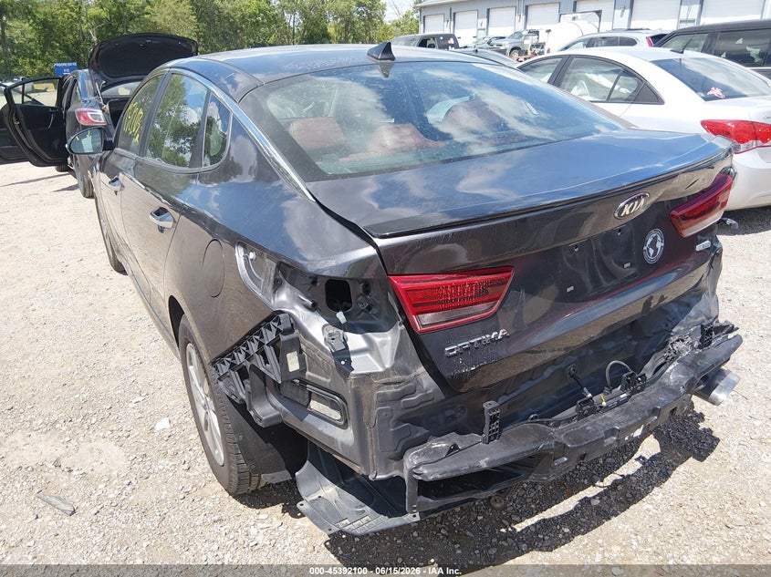 2017 Kia Optima VIN 5XXGT4L17HG174241 IAAI salvage auction — FRONT END, Clear (Indiana), sold $1,825 on 2026-07-15 (photo 6)