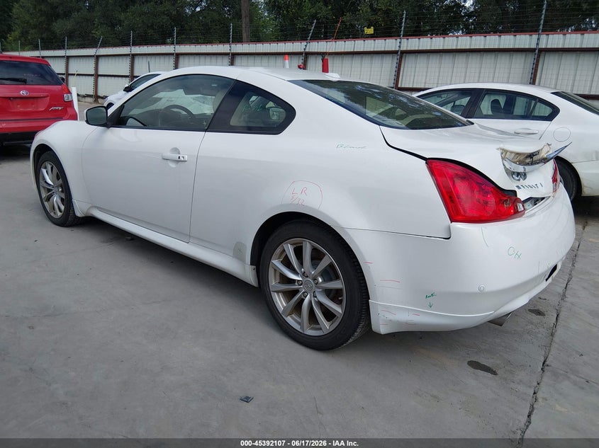 2013 Infiniti G VIN JN1CV6EL5DM981867 IAAI salvage auction — REAR END, Salvage (Kansas), sold $3,050 on 2026-07-21 (photo 3)