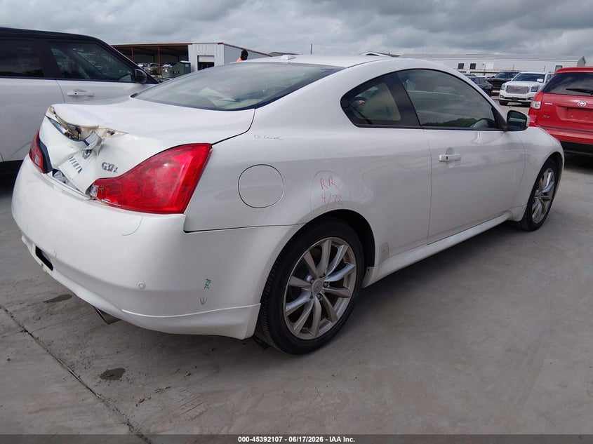 2013 Infiniti G VIN JN1CV6EL5DM981867 IAAI salvage auction — REAR END, Salvage (Kansas), sold $3,050 on 2026-07-20 (photo 4)