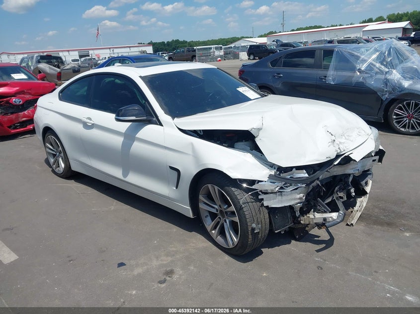 2014 BMW 4er VIN WBA3N3C58EK230840 IAAI salvage auction — FRONT END, Salvage (North Carolina), sold $475 on 2026-07-15 (photo 1)