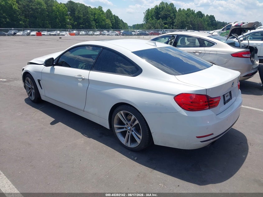 2014 BMW 4er VIN WBA3N3C58EK230840 IAAI salvage auction — FRONT END, Salvage (North Carolina), sold $475 on 2026-07-15 (photo 3)