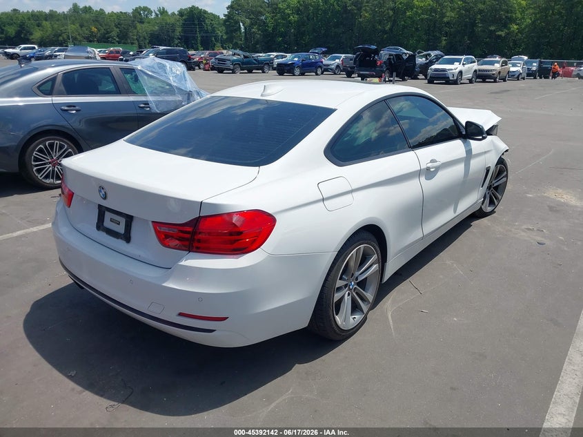 2014 BMW 4er VIN WBA3N3C58EK230840 IAAI salvage auction — FRONT END, Salvage (North Carolina), sold $475 on 2026-07-15 (photo 4)