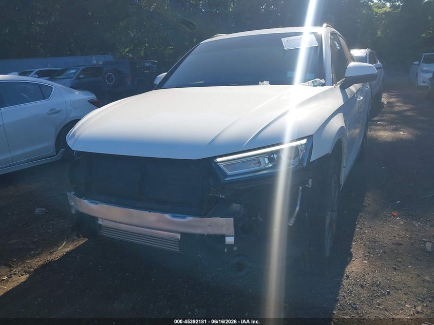 2020 Audi Q5 VIN WA1ANAFY7L2091568 IAAI salvage auction — FRONT END, Mv-907A (New York), sold $7,500 on 2026-07-14 (photo 6)