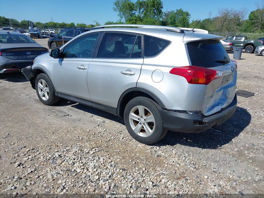 2014 Toyota Rav 4 VIN 2T3RFREV3EW196985 IAAI salvage auction — FRONT & REAR, Clear (Wisconsin), sold $3,850 on 2026-07-09 (photo 3)