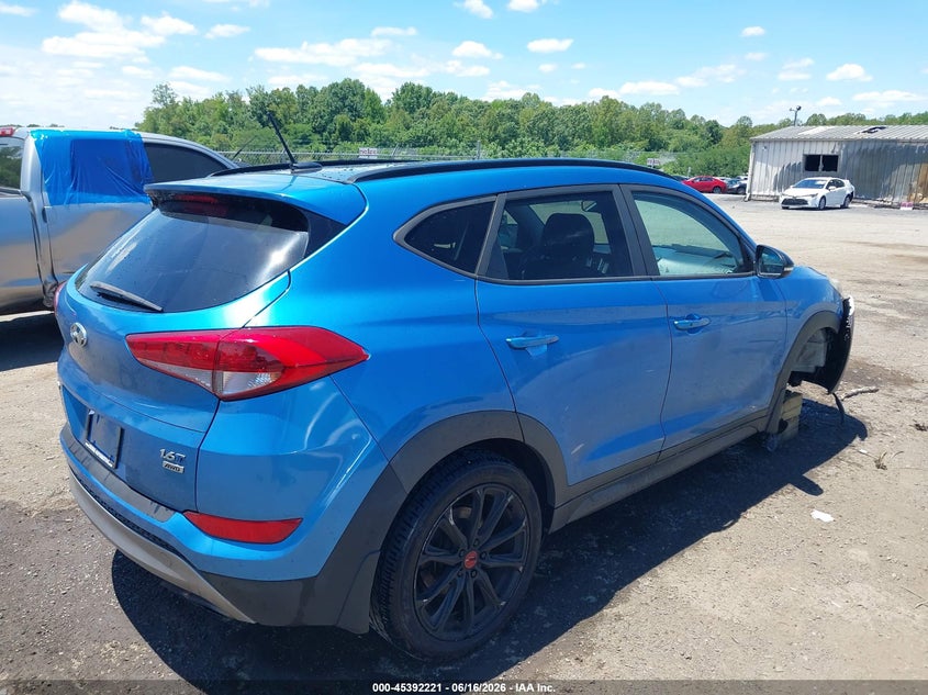 2017 Hyundai Tucson VIN KM8J3CA21HU470504 IAAI salvage auction — RIGHT FRONT, Salvage (Virginia), sold $3,750 on 2026-08-01 (photo 4)