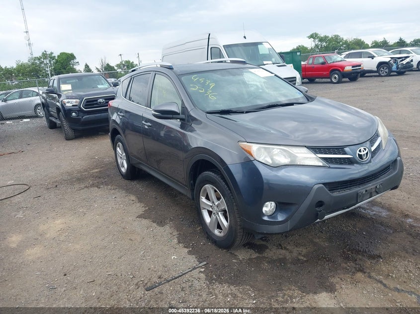 2014 Toyota Rav 4 VIN JTMWFREV0EJ018324 IAAI salvage auction — LEFT REAR, Salvage (Virginia), sold $5,600 on 2026-07-14 (photo 1)