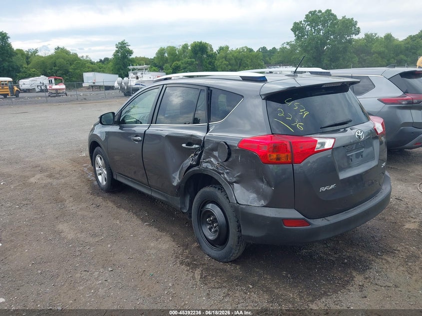 2014 Toyota Rav 4 VIN JTMWFREV0EJ018324 IAAI salvage auction — LEFT REAR, Salvage (Virginia), sold $5,600 on 2026-07-14 (photo 3)