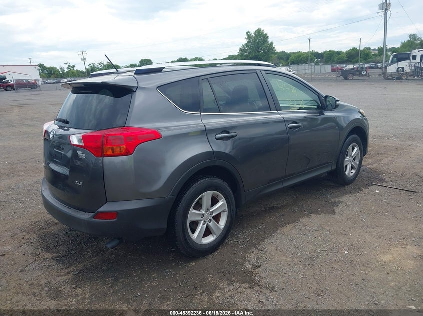 2014 Toyota Rav 4 VIN JTMWFREV0EJ018324 IAAI salvage auction — LEFT REAR, Salvage (Virginia), sold $5,600 on 2026-07-14 (photo 4)
