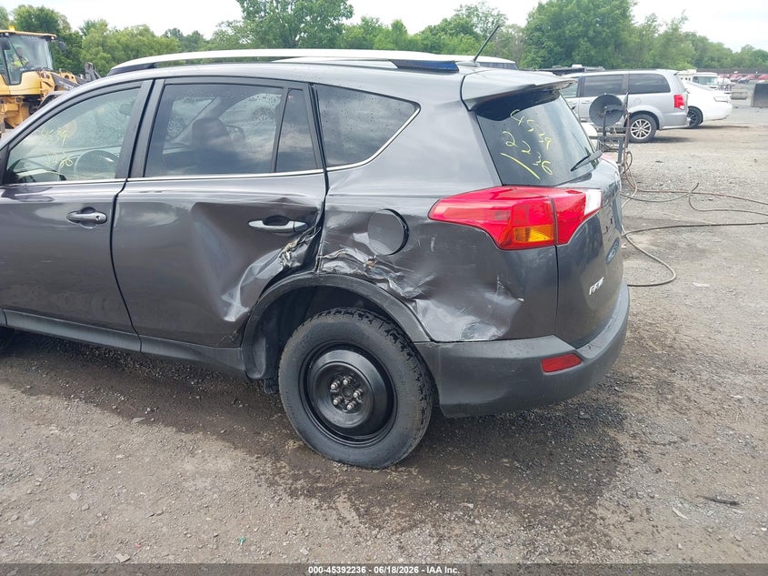 2014 Toyota Rav 4 VIN JTMWFREV0EJ018324 IAAI salvage auction — LEFT REAR, Salvage (Virginia), sold $5,600 on 2026-07-14 (photo 6)