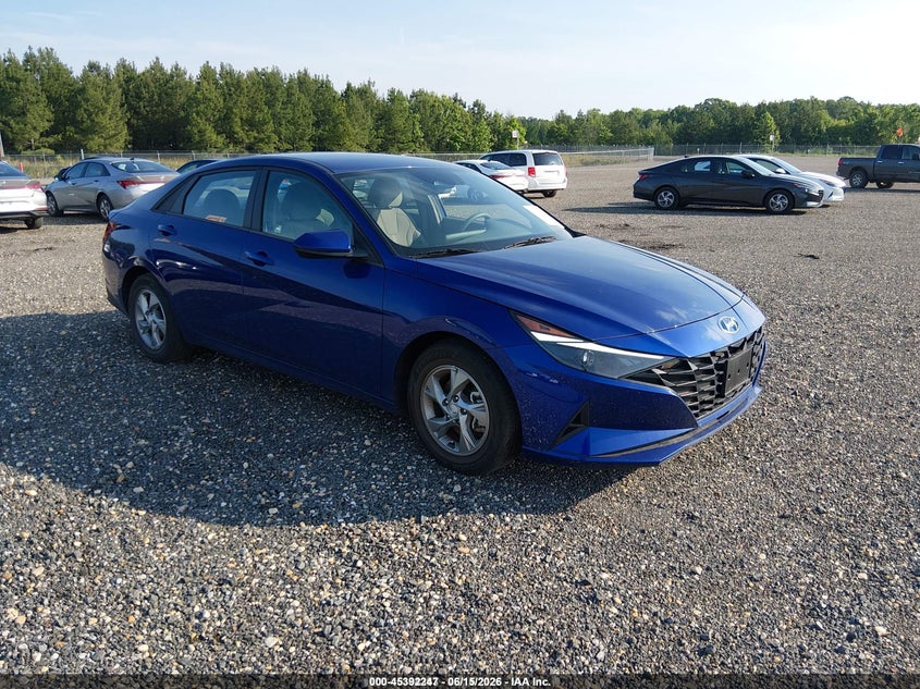 2021 Hyundai Elantra VIN 5NPLL4AG5MH048867 IAAI salvage auction — NORMAL WEAR, SF97 (Maryland), sold $1,050 on 2026-07-21 (photo 1)