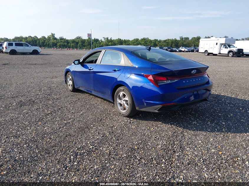 2021 Hyundai Elantra VIN 5NPLL4AG5MH048867 IAAI salvage auction — NORMAL WEAR, SF97 (Maryland), sold $1,050 on 2026-07-21 (photo 3)