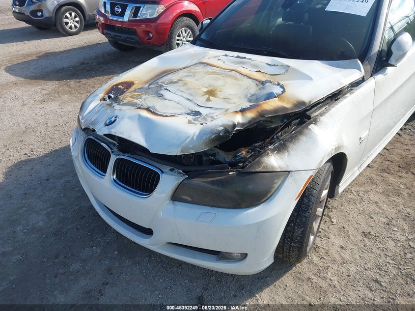 2011 BMW 3 series VIN WBAPK7G53BNN86957 IAAI salvage auction — Burn Engine, Salvage (Pennsylvania), sold $350 on 2026-07-07 (photo 6)