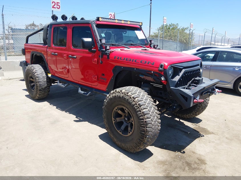 2020 Jeep Gladiator VIN 1C6JJTBG4LL178260 IAAI salvage auction — THEFT, Clear (California), sold $28,750 on 2026-07-29 (photo 1)