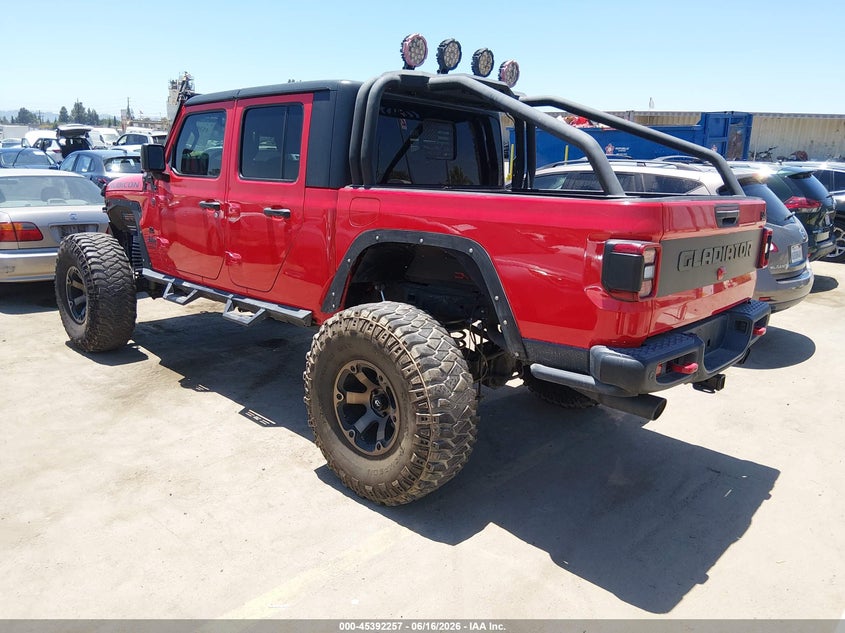2020 Jeep Gladiator VIN 1C6JJTBG4LL178260 IAAI salvage auction — THEFT, Clear (California), sold $28,750 on 2026-07-29 (photo 3)
