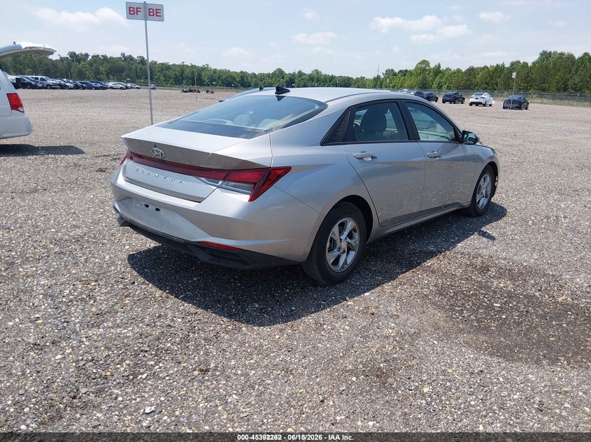2021 Hyundai Elantra VIN 5NPLL4AG7MH049275 IAAI salvage auction — NORMAL WEAR, SF97 (Maryland), sold $225 on 2026-07-21 (photo 4)