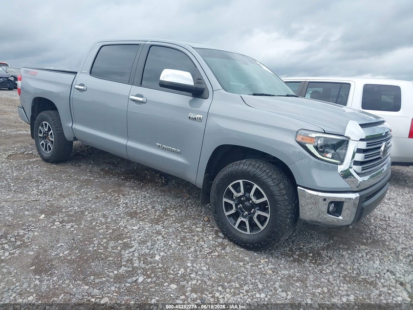 2021 Toyota Tundra VIN 5TFHY5F10MX999502 IAAI salvage auction — SIDE, Salvage (Tennessee), sold $18,400 on 2026-07-09 (photo 1)
