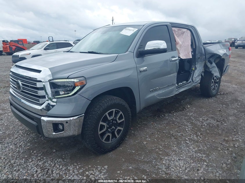 2021 Toyota Tundra VIN 5TFHY5F10MX999502 IAAI salvage auction — SIDE, Salvage (Tennessee), sold $18,400 on 2026-07-09 (photo 2)